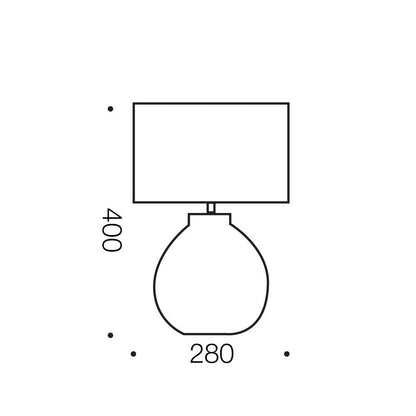 Telbix OLGA- 25W Table Lamp Telbix, TABLE LAMPS, telbix-olga-25w-table-lamp