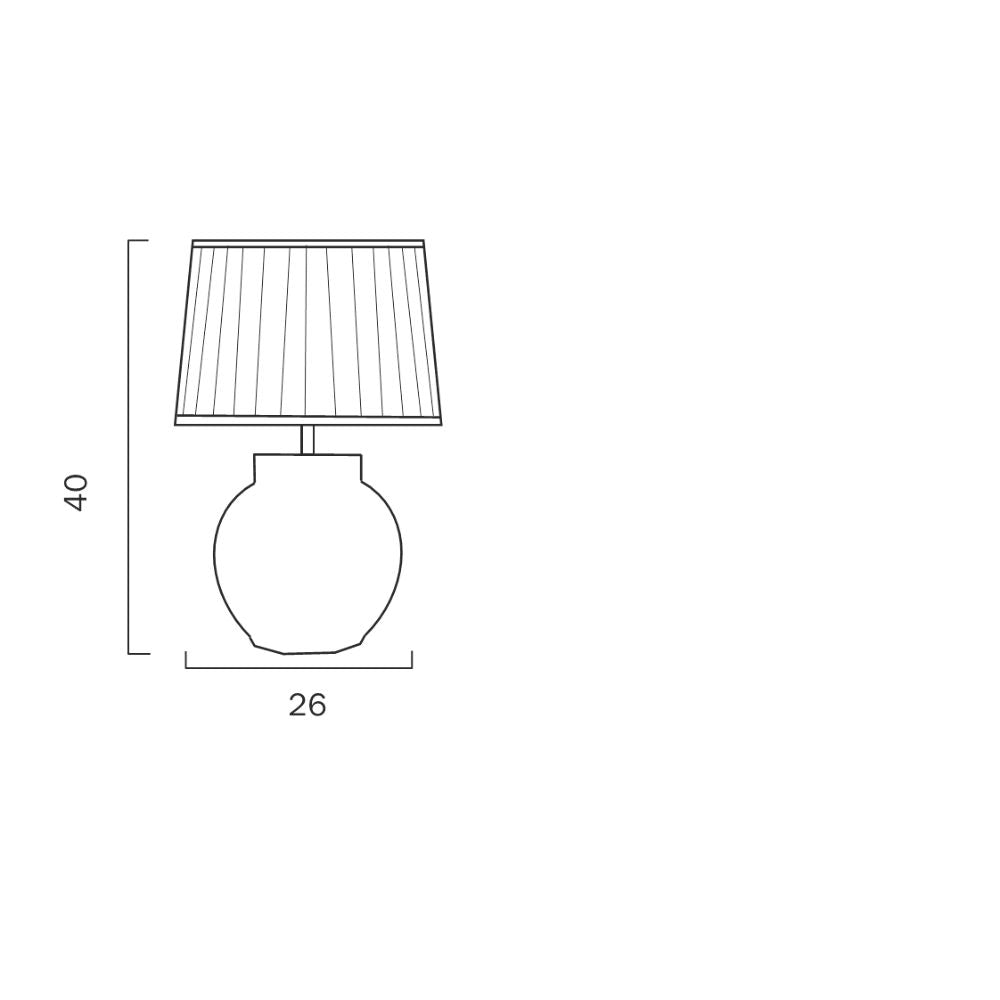 Telbix PADMA - 25W Table Lamp Lamp Telbix, TABLE LAMPS, telbix-padma-25w-table-lamp-lamp