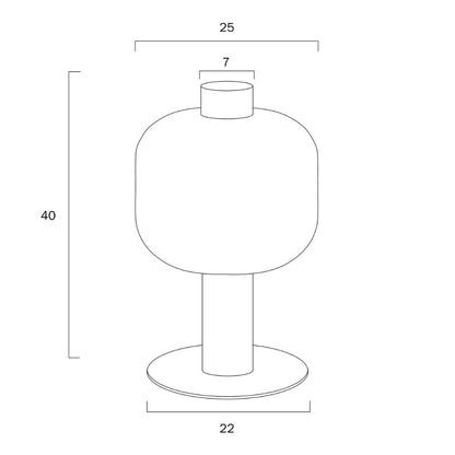 Telbix PAROLA - 25W Table Lamp Telbix, TABLE LAMPS, telbix-parola-25w-table-lamp