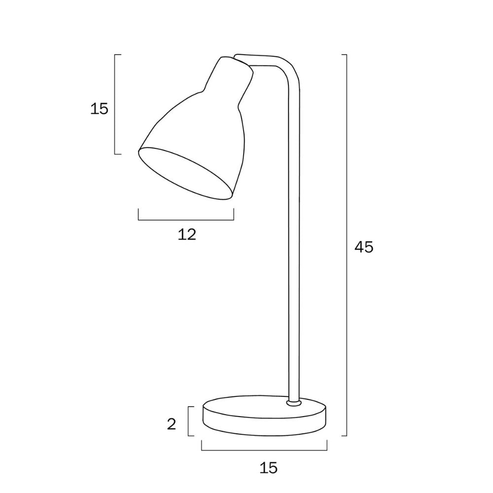 Telbix PIVOT - 25W Table Lamp Telbix, DESK LAMPS, telbix-pivot-25w-table-lamp