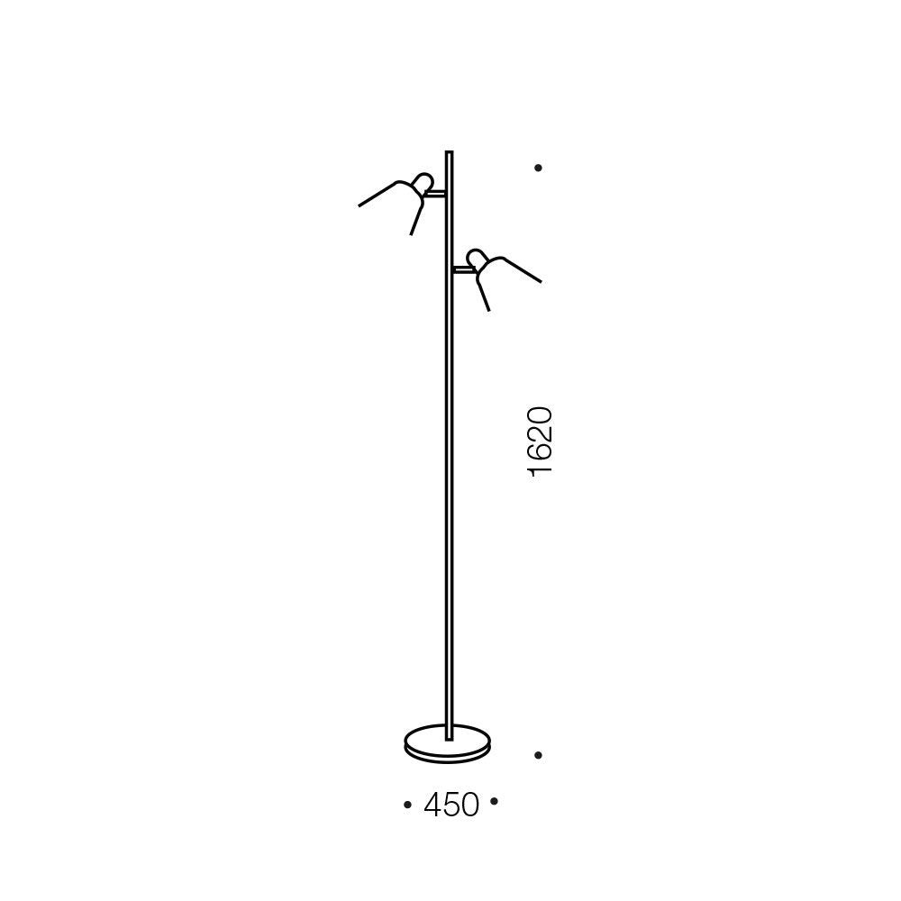 Telbix TORRES - 2 Light Floor Lamp Telbix, FLOOR LAMPS, telbix-torres-2-light-floor-lamp