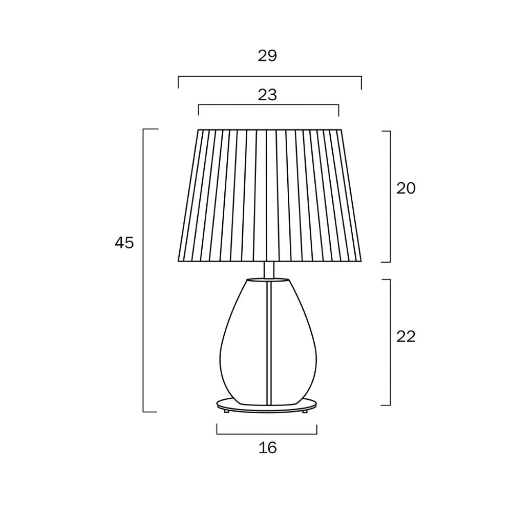 Telbix VEANA - 25W Table Lamp Telbix, TABLE LAMPS, telbix-veana-25w-table-lamp