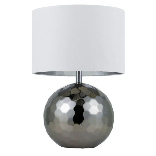 Telbix WISE - Chrome-Finished Ceramic Table Lamp Telbix, TABLE LAMP, telbix-wise-chrome-finished-ceramic-table-lamp