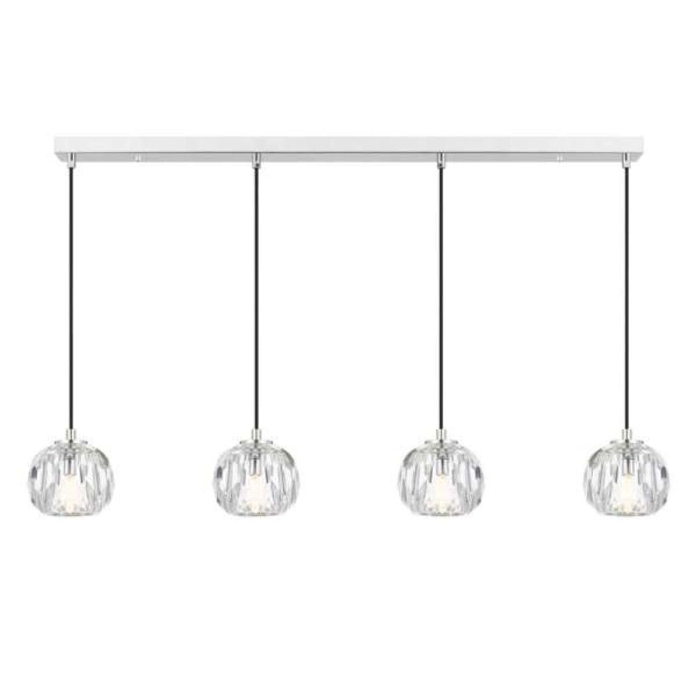 ZAHA - 12W Replaceable G9 LED 4 Light Bar Pendant - 3000K Telbix, PENDANT, telbix-zaha-12w