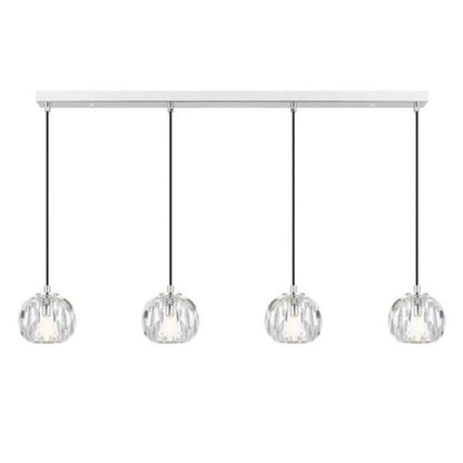 ZAHA - 12W Replaceable G9 LED 4 Light Bar Pendant - 3000K Telbix, PENDANT, telbix-zaha-12w