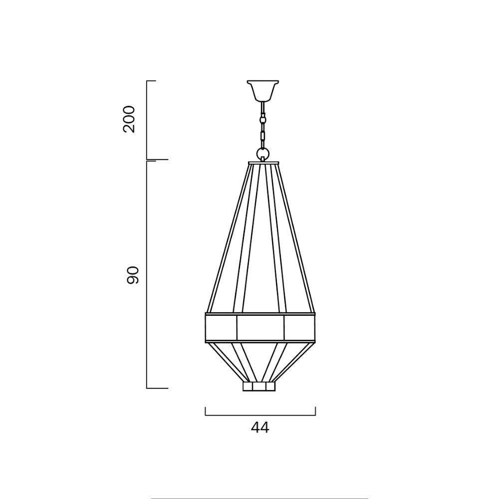 ZOFIO - 4 Light Pendant Telbix, PENDANT, telbix-zofio-4-light-pendant