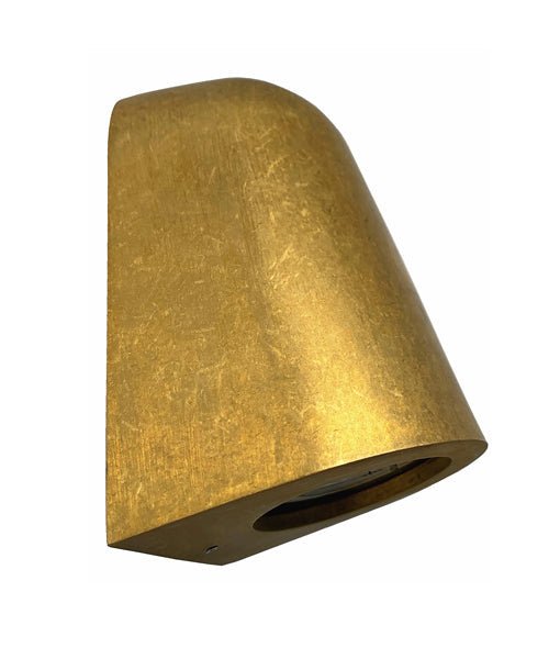 TORQUE 240V GU10 Exterior Surface Mounted Wall Light Antique Brass IP65 - TORQUE3-Exterior Wall Lights-CLA Lighting