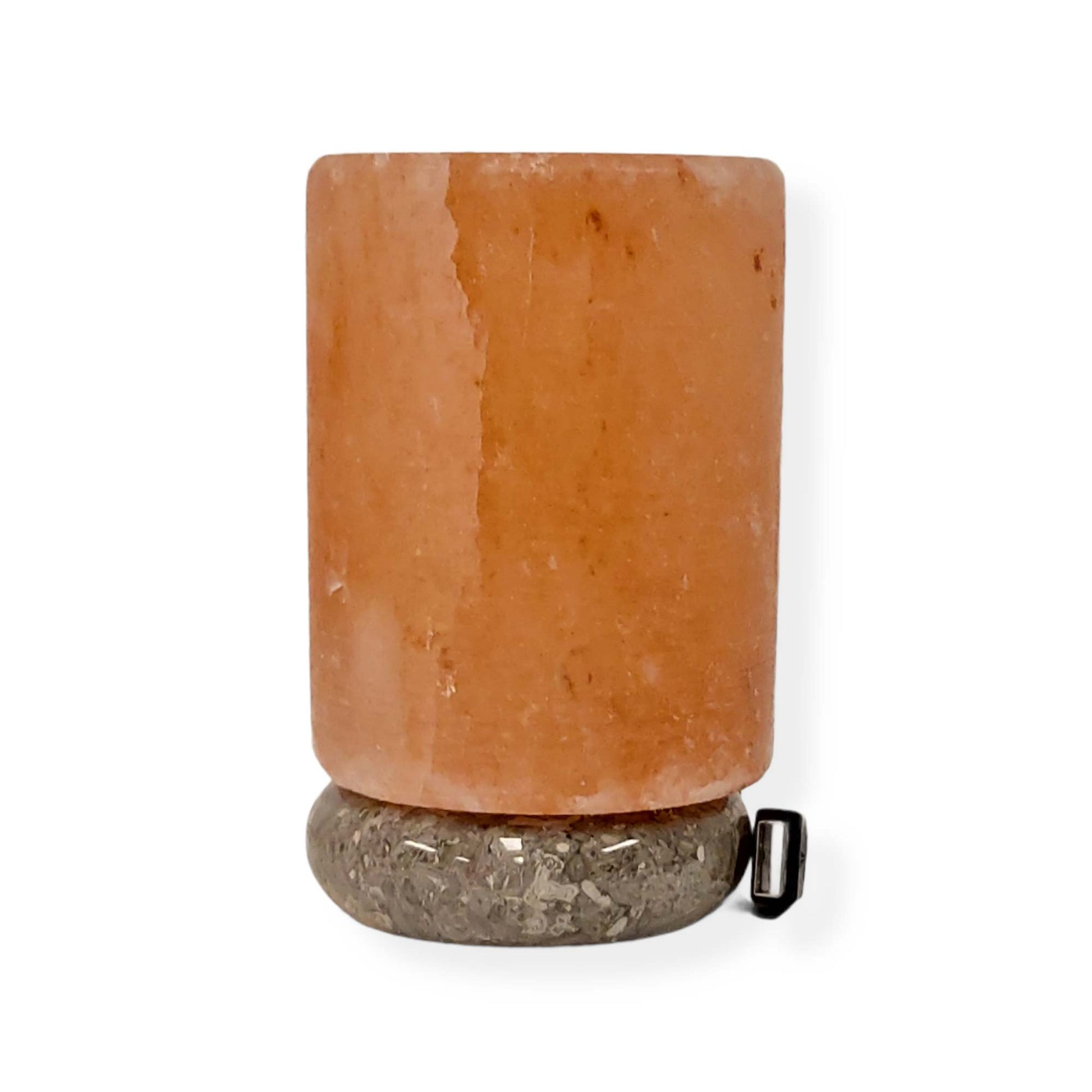 USB Colour Changing Cylinder Shape Himalayan Pink Salt Lamp Color Change LED-Himalayan products-The Himalayan Salt Collective