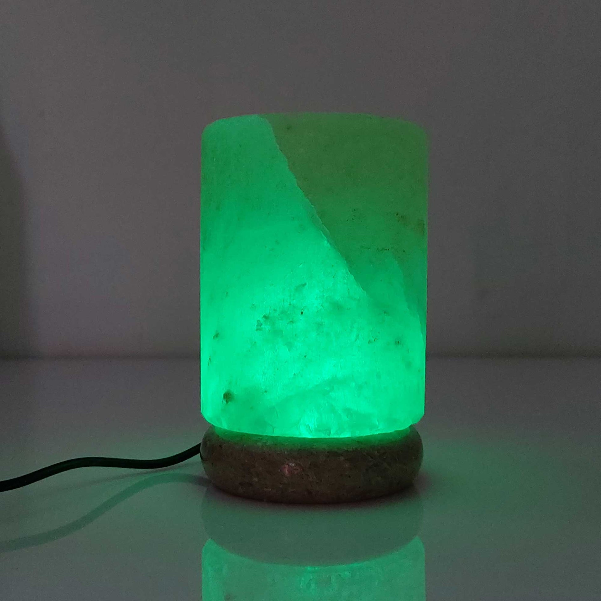 USB Colour Changing Cylinder Shape Himalayan Pink Salt Lamp Color Change LED-Himalayan products-The Himalayan Salt Collective