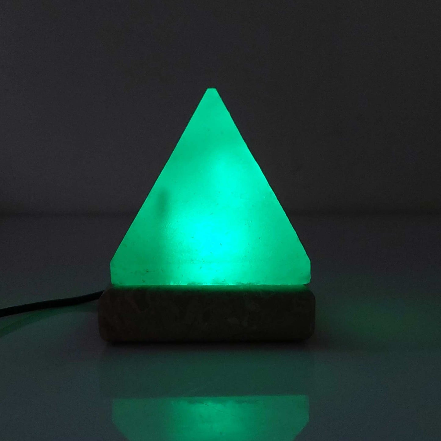 USB Colour Changing Pyramid Shape Himalayan Pink Salt Lamp Color Change LED-Himalayan products-The Himalayan Salt Collective