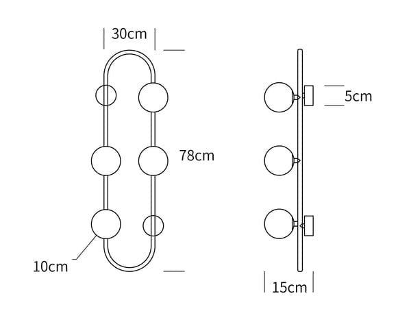 Vägg Large Brass Wall Light-Wall Light-COPY