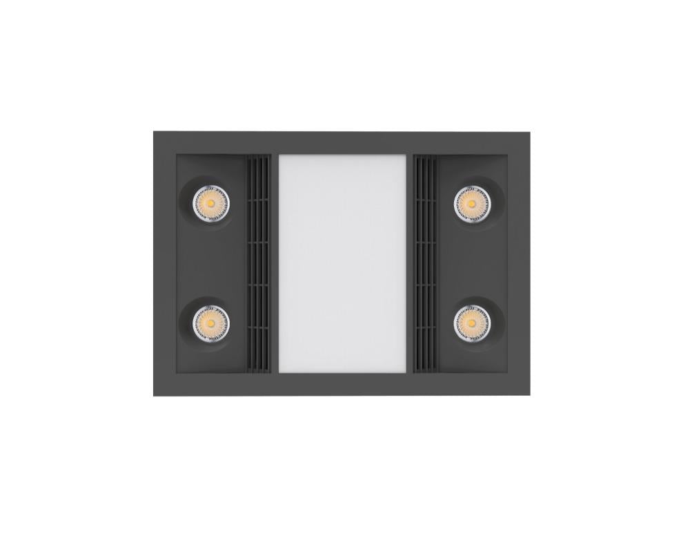 Ventair CAPRI - 3-in-1 Bathroom Heater LED Light and Exhaust Fan Unit-BATHROOM-Ventair