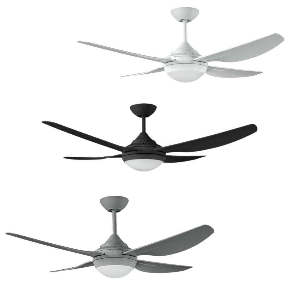 Ventair HARMONY-II-LIGHT - 4 Blade 1220mm 48" AC Ceiling Fan With 18W LED Light 4000K-FANS-Ventair