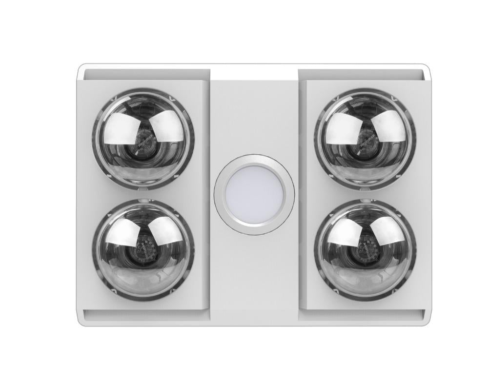 Ventair SIERRA-4 - 3-In-1 Bathroom Unit Heat Light & Exhaust-FANS-Ventair