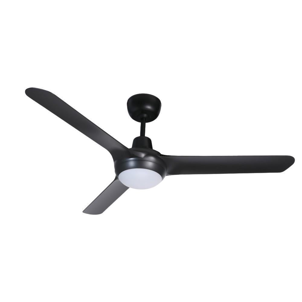 Ventair SPYDA-50-LIGHT - 3 Blade 1250mm 50" Fully Moulded PC AC Ceiling Fan With 20W LED Light-FANS-Ventair