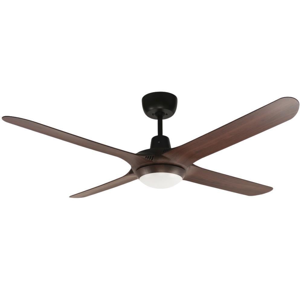 Ventair SPYDA-56-LIGHT - 4 Blade 1400mm 56" Fully Moulded PC AC Ceiling Fan With 20W LED Light-FANS-Ventair