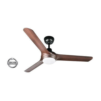 Ventair SPYDA-62-LIGHT - 3 Blade 1570mm 62" Fully Moulded PC AC Ceiling Fan With 20W LED Light-FANS-Ventair