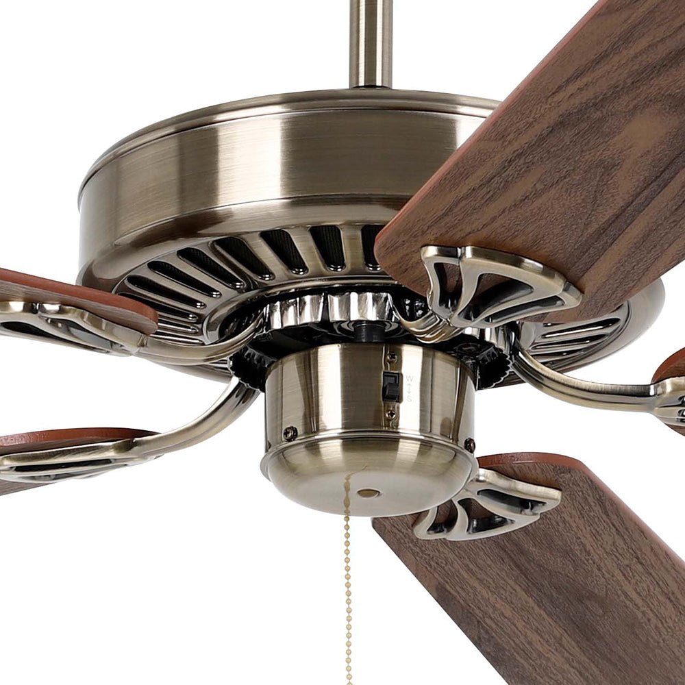 Waikiki 52" AC Fan Antique Bronze / Walnut Blades - 20518109 Eglo, FANS, waikiki-52-ac-fan-antique-bronze-walnut-blades-20518109