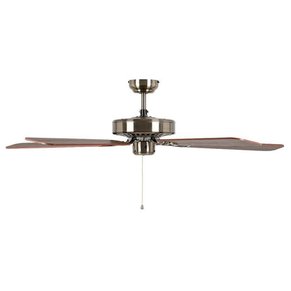 Waikiki 52" AC Fan Antique Bronze / Walnut Blades - 20518109 Eglo, FANS, waikiki-52-ac-fan-antique-bronze-walnut-blades-20518109