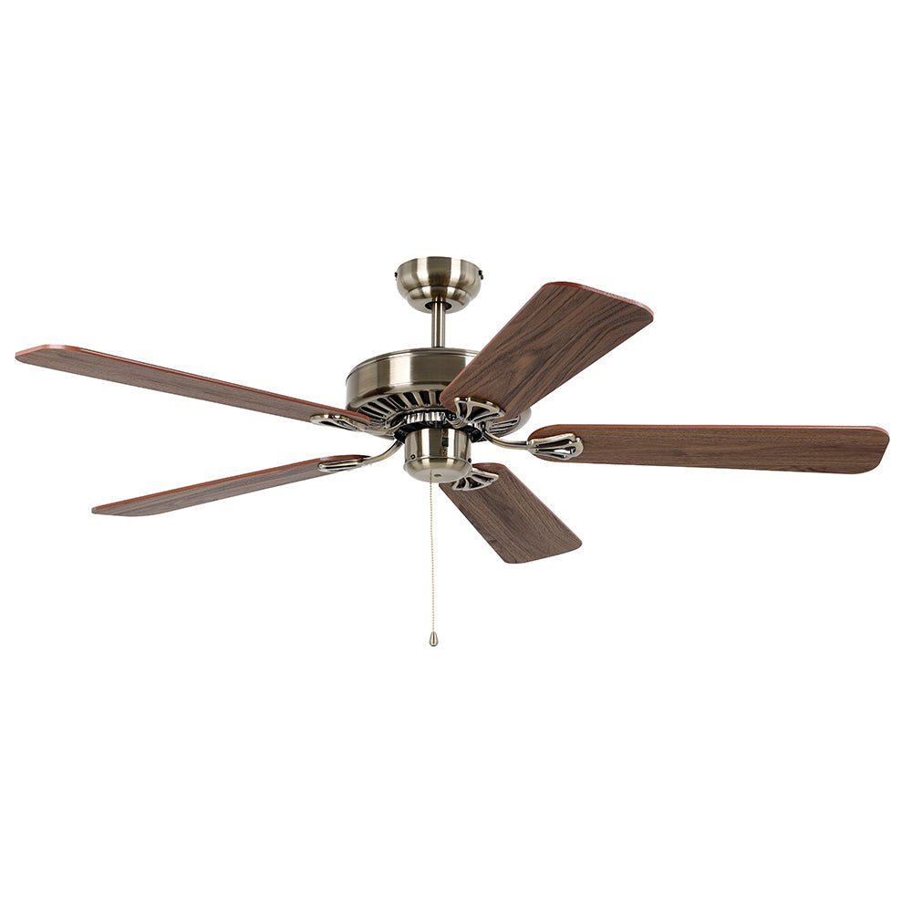 Waikiki 52" AC Fan Antique Bronze / Walnut Blades - 20518109 Eglo, FANS, waikiki-52-ac-fan-antique-bronze-walnut-blades-20518109