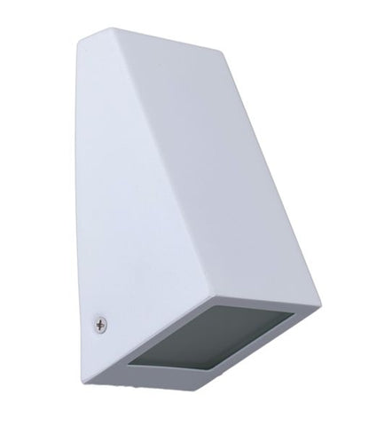 WEDGE Exterior Wall Light White IP44 - WEDGEGWH-Exterior Wall Lights-CLA Lighting