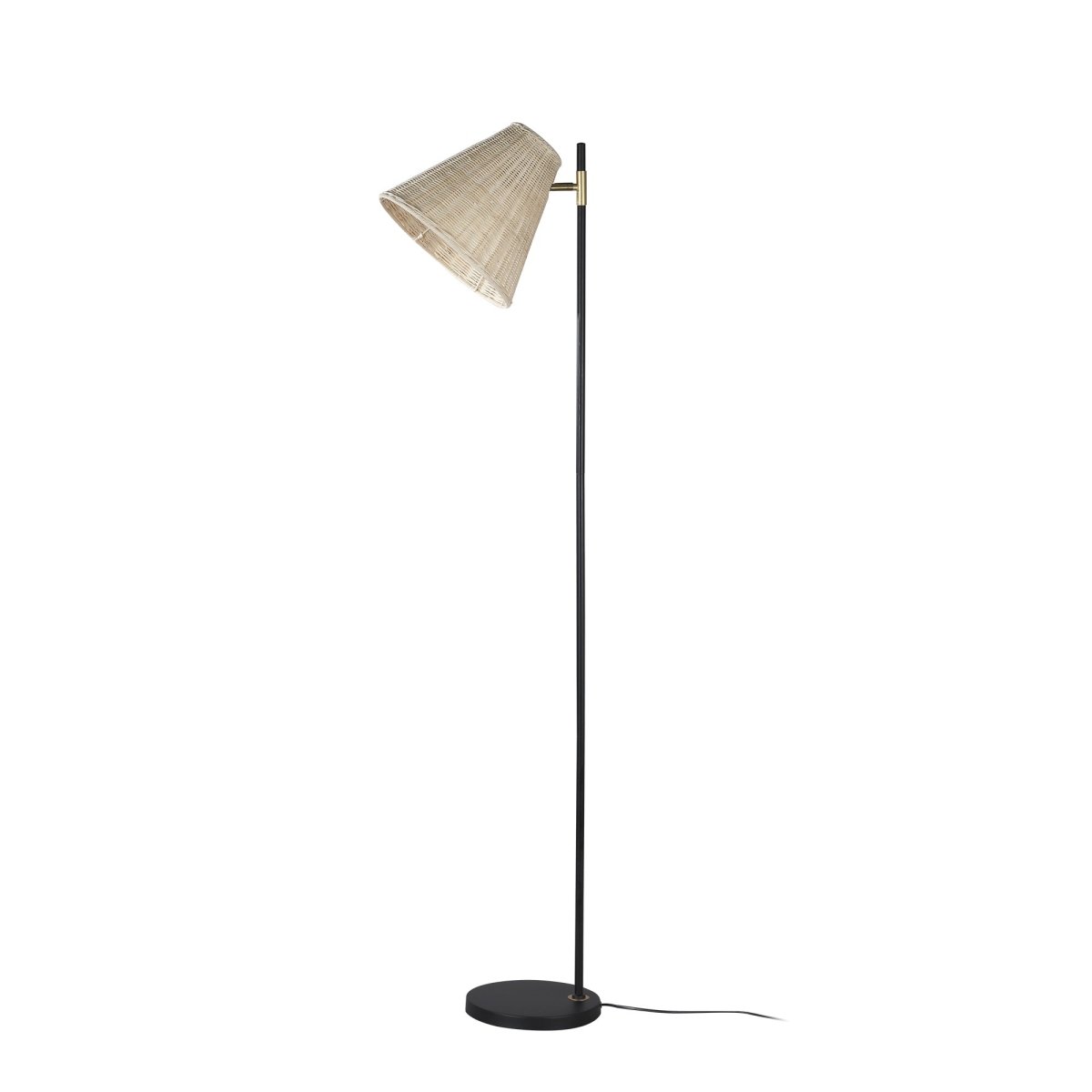 Yvette Rattan Floor Lamp-Home & Garden > Lighting-Koala Lamps and Lighting