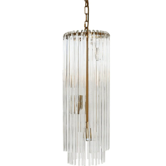 Cafe Lighting ZARA Brass - 4 Light Long Pendant-Pendant Light-Cafe Lighting and Living