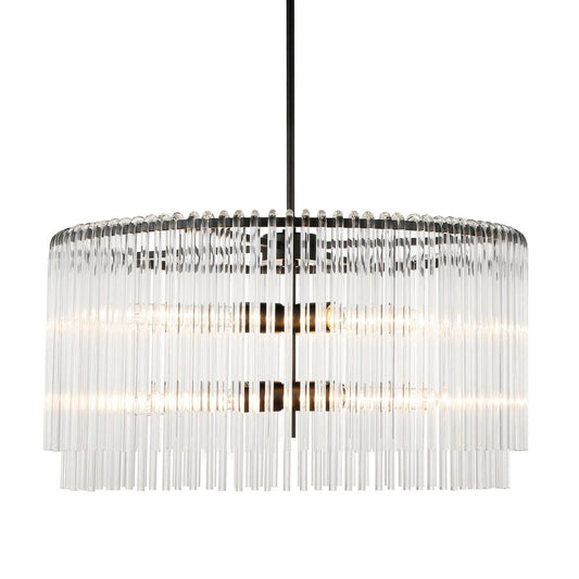 Zara Pendant - Round Black-Pendant Light-Cafe Lighting and Living