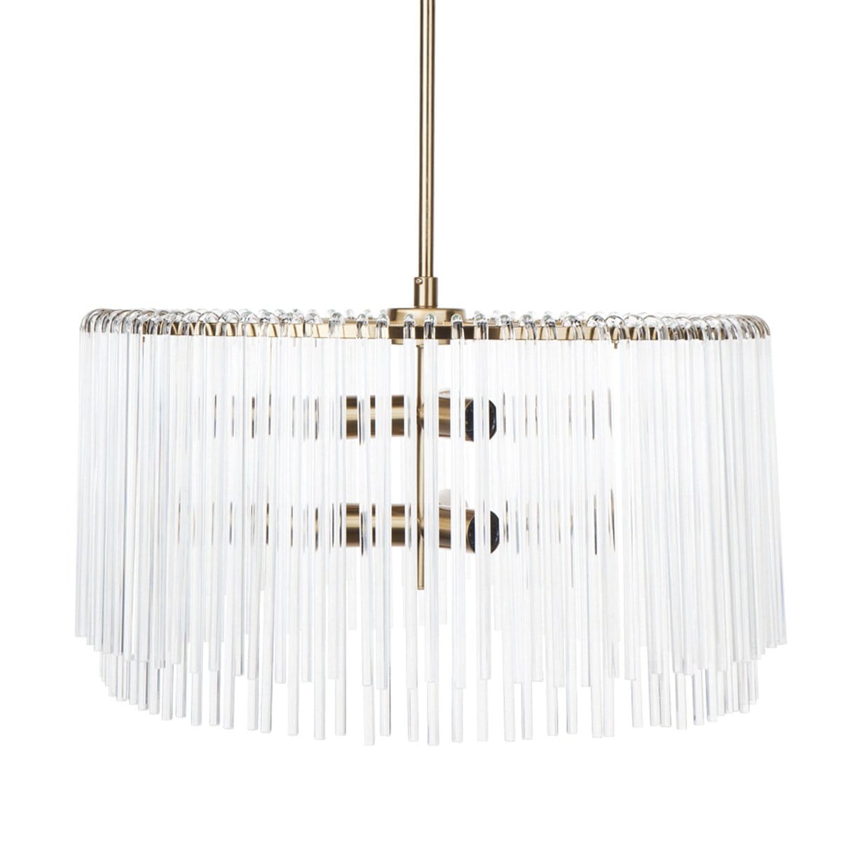 Zara Pendant - Round Brass-Pendant Light-Cafe Lighting and Living